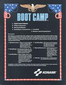 Combat School - Advertisement Flyer - Back Image