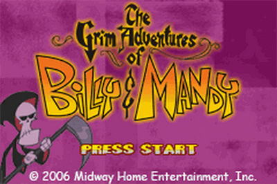 The Grim Adventures of Billy & Mandy - Screenshot - Game Title Image