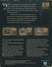 Knightmare (Mindscape) - Box - Back Image