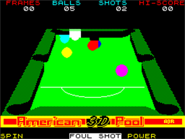 American 3D Pool  - Screenshot - Gameplay Image