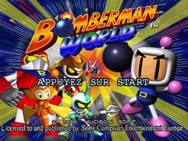 Bomberman World - Screenshot - Game Title Image