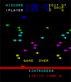 Intruder - Screenshot - Game Over Image