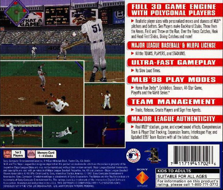 MLB Pennant Race -  - PlayStation Baseball Games