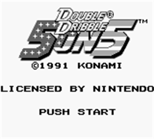 Double Dribble: 5 on 5 - Screenshot - Game Title Image
