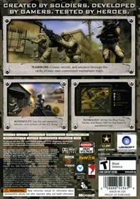 America's Army: True Soldiers - Box - Back Image