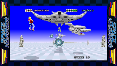 SEGA AGES Space Harrier - Screenshot - Gameplay Image