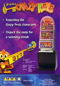Casino Crazy Keys - Advertisement Flyer - Front Image