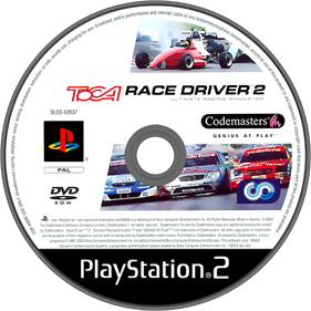 TOCA Race Driver 2 - Disc Image