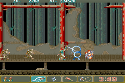 Ninja Spirit - Screenshot - Gameplay Image