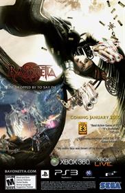 Bayonetta - Advertisement Flyer - Front Image