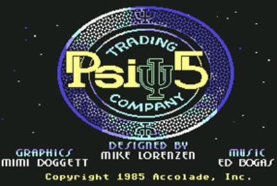 Psi 5 Trading Co. - Screenshot - Game Title Image