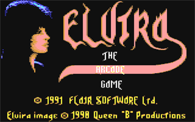 Elvira: The Arcade Game - Screenshot - Game Title Image