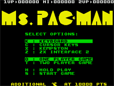 Ms. Pac-Man - Screenshot - Game Select Image