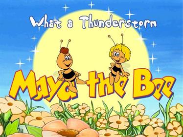 Maya the Bee: What a Thunderstorm - Screenshot - Game Title Image
