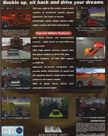 Road & Track Presents: The Need for Speed: Special Edition - Box - Back Image