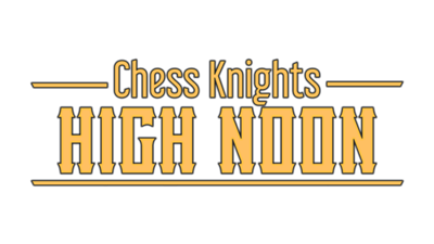 Chess Knights: High Noon - Clear Logo Image