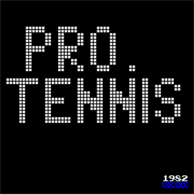Pro Tennis - Screenshot - Game Title Image