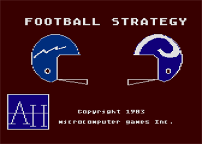 Computer Football Strategy - Screenshot - Game Title Image