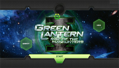 Green Lantern: Rise of the Manhunters - Screenshot - Game Title Image