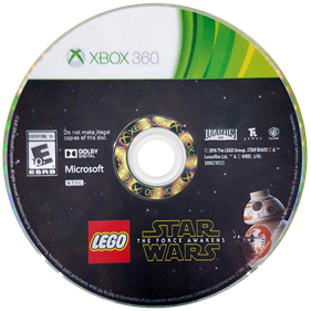 LEGO Star Wars: The Force Awakens - Disc Image