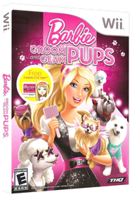 Barbie: Groom and Glam Pups - Box - 3D Image