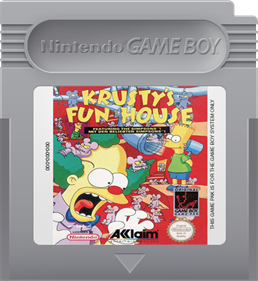 Krusty's Fun House - Fanart - Cart - Front