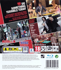 Yakuza 4 - Box - Back Image