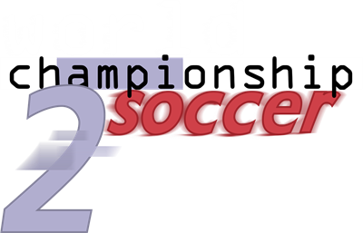 World Championship Soccer II - Clear Logo Image