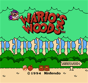 Wario's Woods - Screenshot - Game Title Image