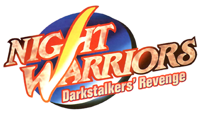 Night Warriors: Darkstalkers' Revenge - Clear Logo Image