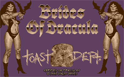 The Brides of Dracula - Screenshot - Game Title Image