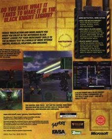 MechWarrior 4: Black Knight - Box - Back Image
