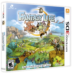 Fantasy Life - Box - 3D Image