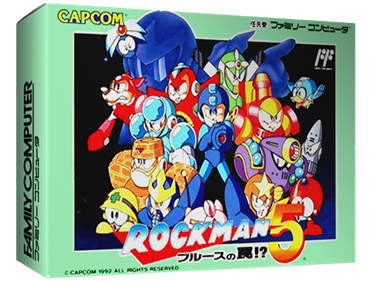 Mega Man 5 - Box - 3D Image