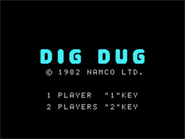 1996 dig dug arrangement hurry up