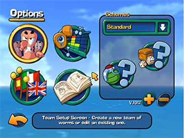 Worms 3D - Screenshot - Game Select Image