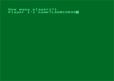 Computerized Yahtzee - Screenshot - Game Select Image