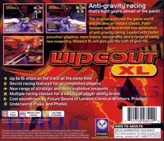 Wipeout XL - Box - Back Image