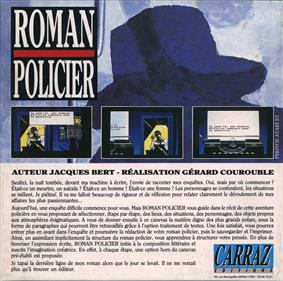 Roman Policier - Box - Back Image