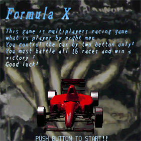 Formula X - Screenshot - Game Title Image