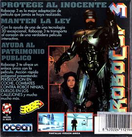 RoboCop 3 - Box - Back Image