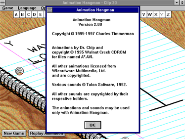 Animation Hangman - Screenshot - Game Title Image