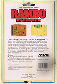 Rambo: First Blood Part II - Box - Back Image