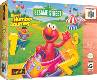 Sesame Street: Elmo's Number Journey - Box - 3D Image