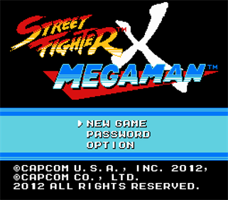 Street Fighter X Mega Man - Screenshot - Game Title Image