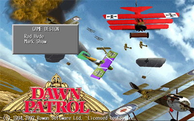 Dawn Patrol - Screenshot - Game Title Image