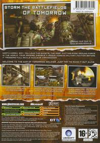 Tom Clancy's Ghost Recon 2 - Box - Back Image