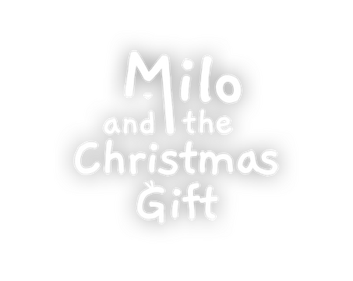 Milo and the Christmas Gift - Clear Logo Image