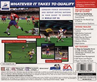 FIFA: Road to World Cup 98 - Box - Back Image