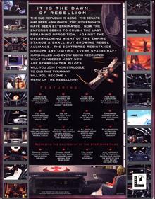 Star Wars: X-Wing: Collector's CD-ROM - Box - Back Image